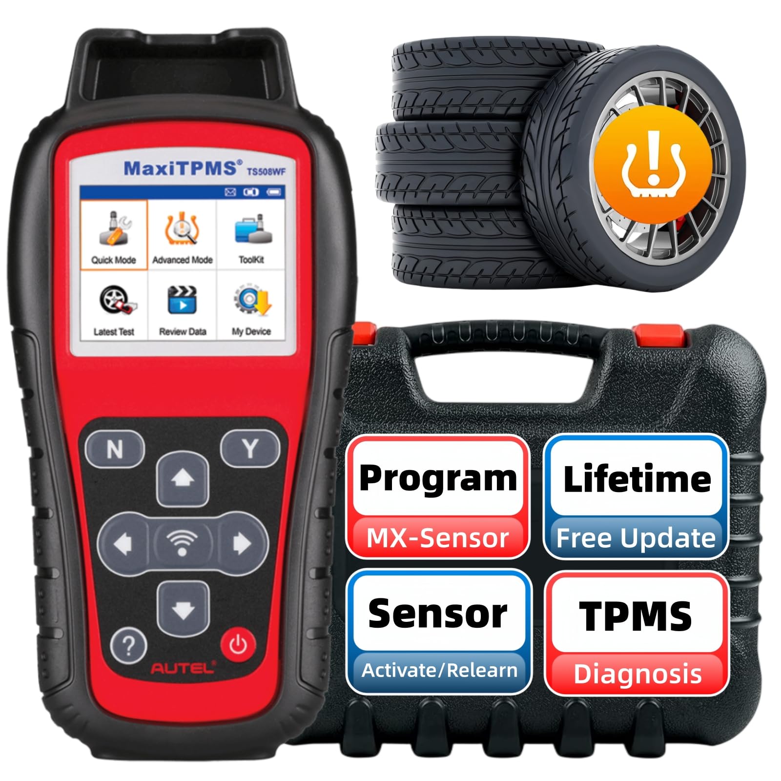 Photo 1 of Autel MaxiTPMS TS508WF TPMS Programming Tool