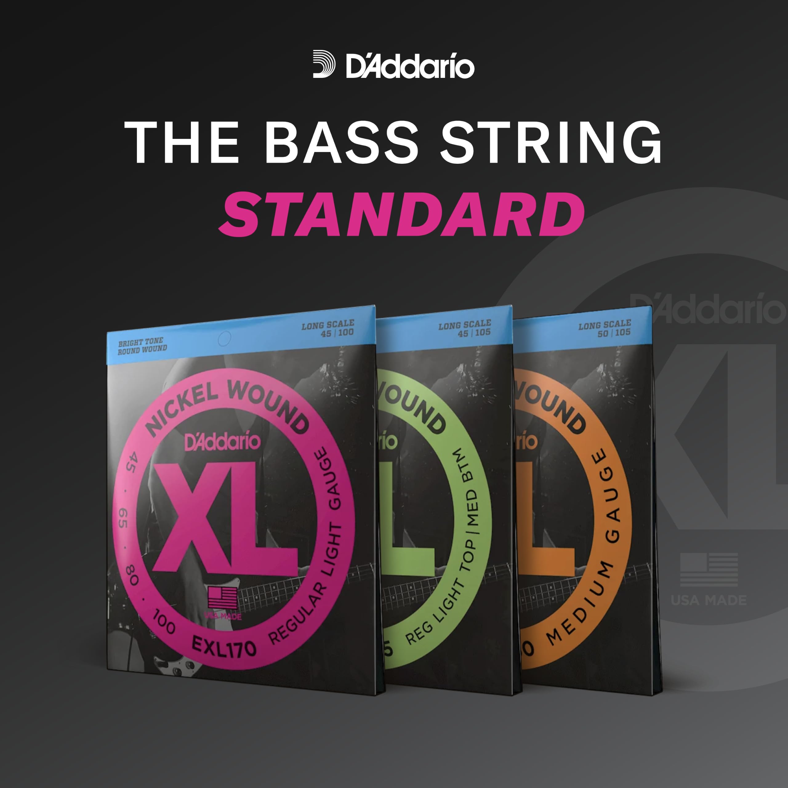 Amazon | D'Addario ダダリオ ベース弦 ニッケル Long Scale .045-.105