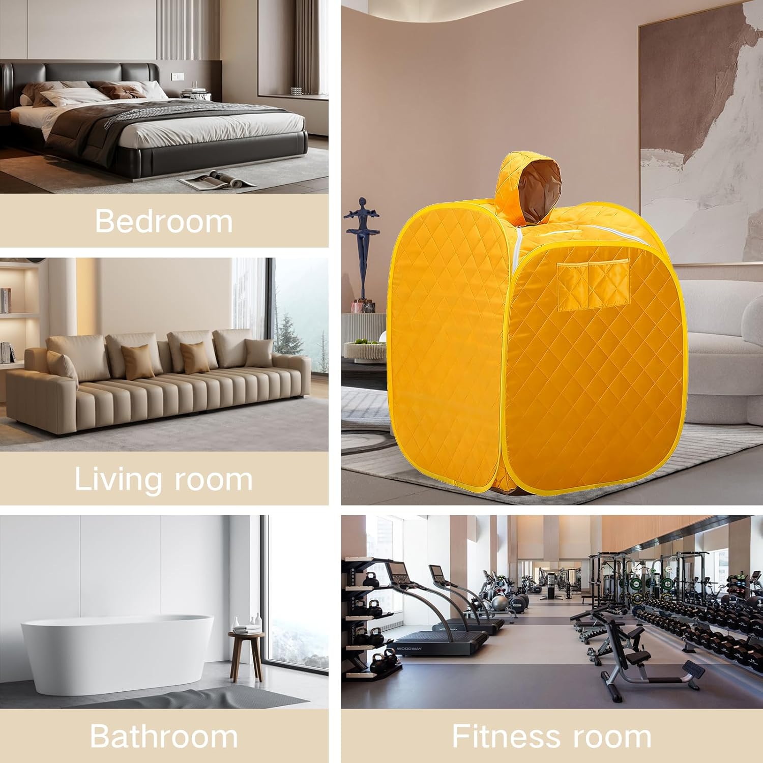 Sauna Portable Sauna Sauna Box Portable Sauna for Home Outdoor Sauna steam Sauna 47.2”x 31.5”x 31.5” (Cloth)