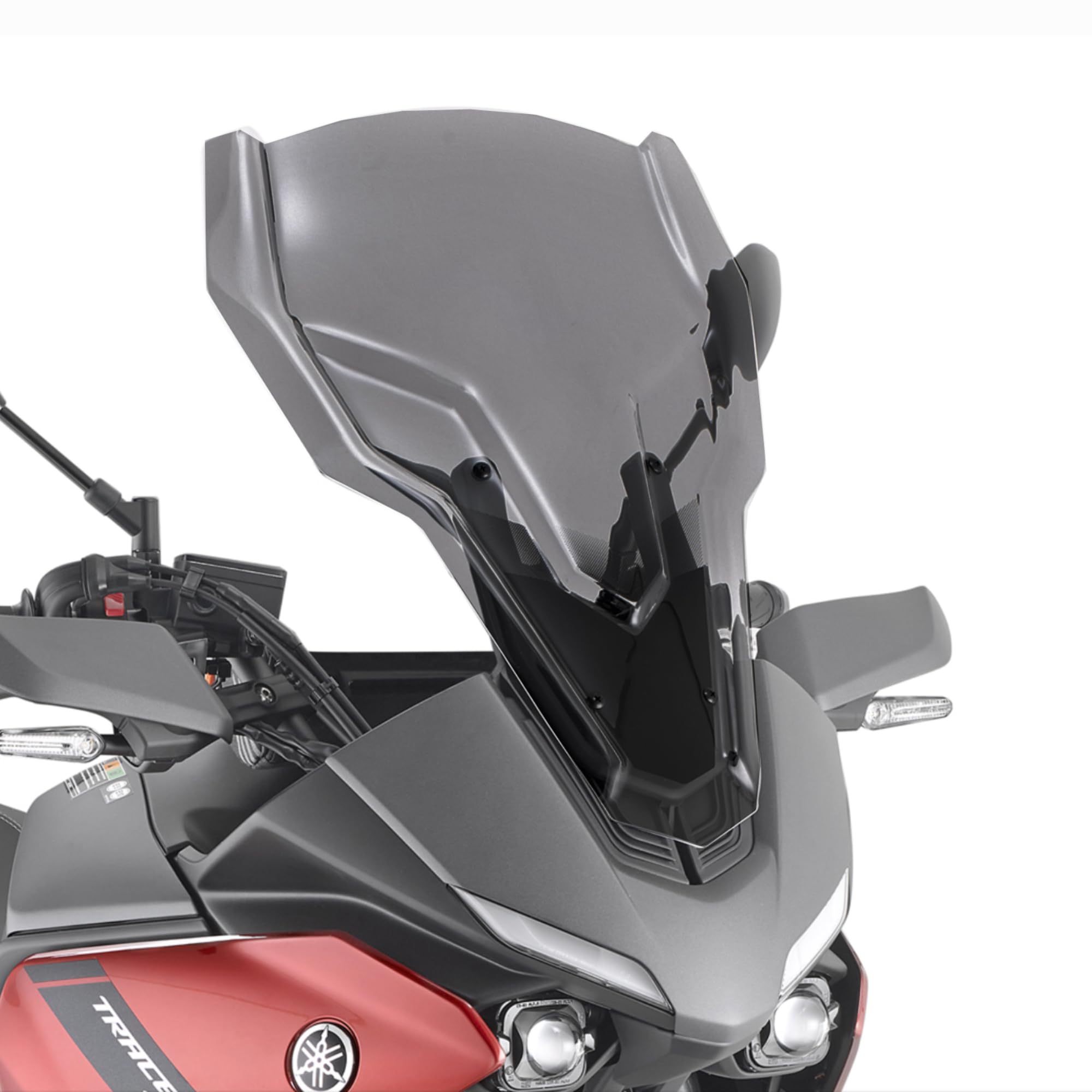 Cupolino Moto Parabrezza Plexiglass JD9 TOURING Fume Chiaro COMPATIBILE CON YAMAHA TRACER 7 2020-2024