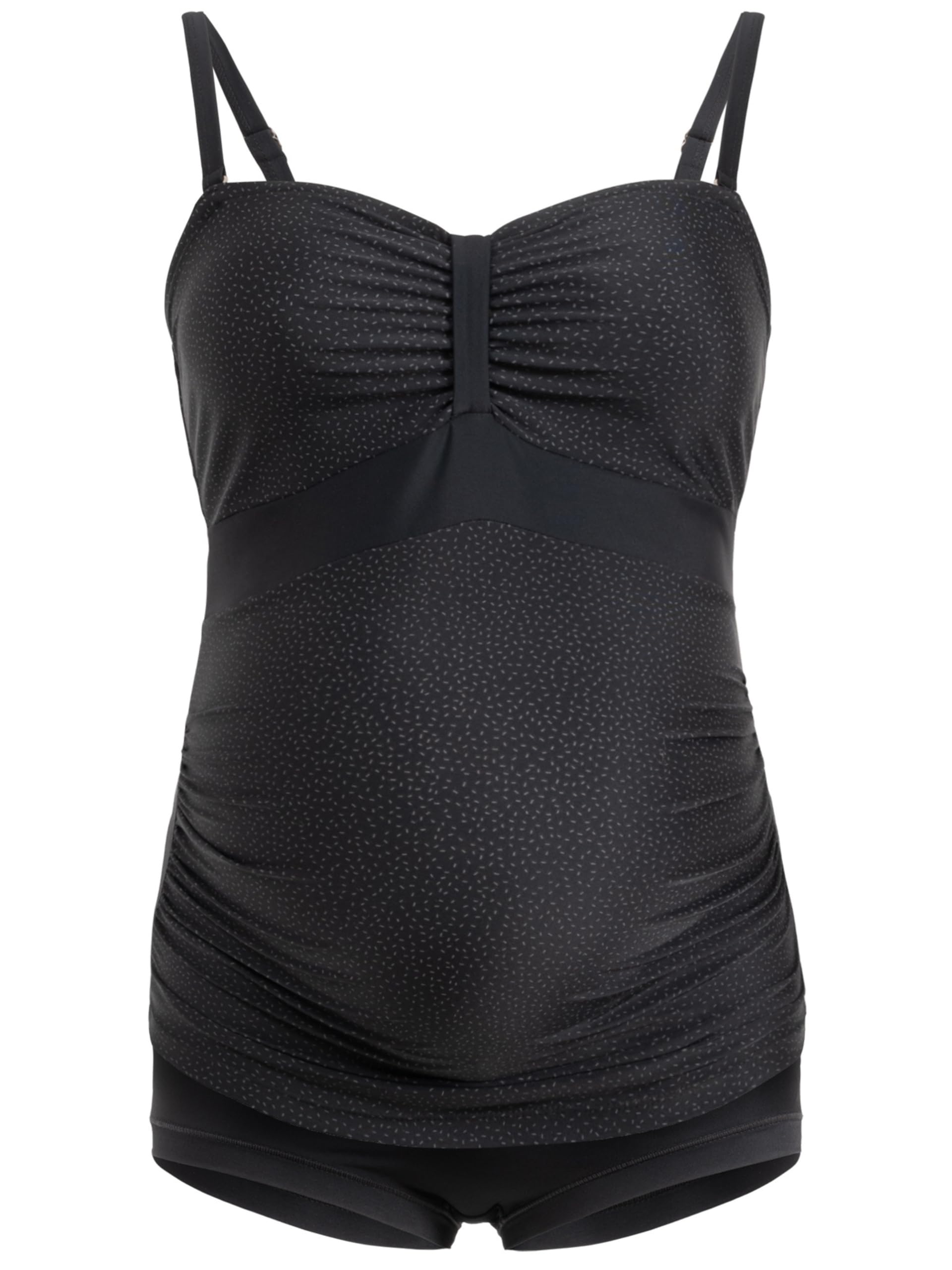 Herzmutter Umstandstankini-Umstandsbadeanzug - Bademode Schwangerschaft - Badeanzug für Schwangere - Unterbauch-Hose - Bandeau-Tankini - 7000