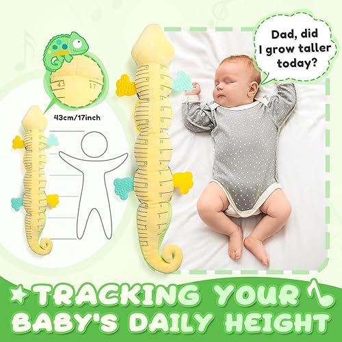 Miniatura 17 de Juguetes para bebés de 0 a 12 meses, juguete musical de peluche suave con arrugado multisensorial, sonajero y texturas, juguetes para bebés