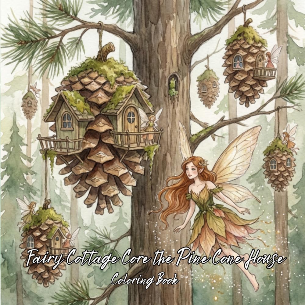 Fairy Cottage Core the Pine Cone House
