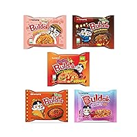 Vista 1 de Samyang HACK Buldak Bokeum Ramen. 1 bolsa de tallarines ramen muy picantes. Sabor mucho más picante.