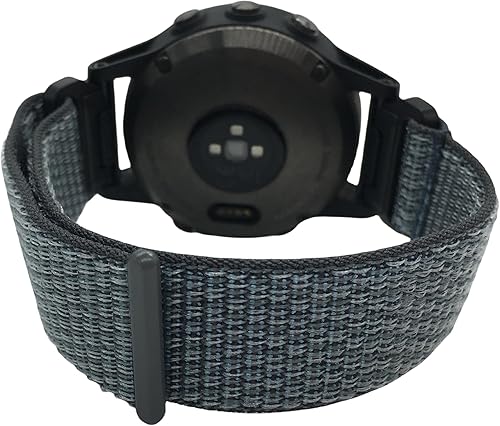 Miniatura 4 de Correa de reloj de nailon de 0.78 pulgadas para Garmin, correa deportiva ultraligera de nailon tejido premium para Garmin Fenix 7S  Fenix 6S  Fenix