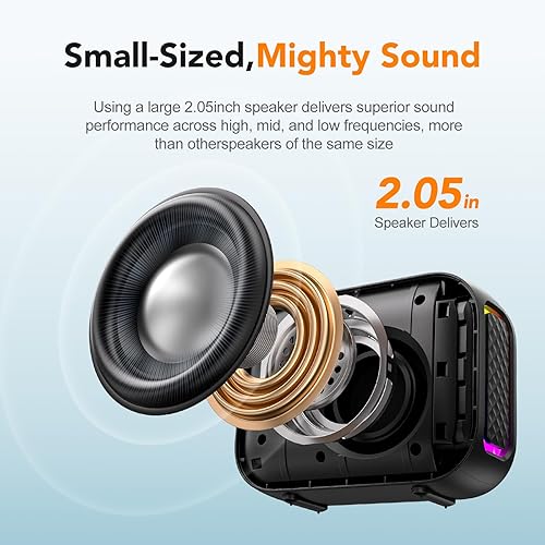 Miniatura 3 de Altavoz Bluetooth portátil resistente al agua regalos de cumpleaños de Navidad, regalos de elefante blanco para adultos, adolescentes, mujeres,