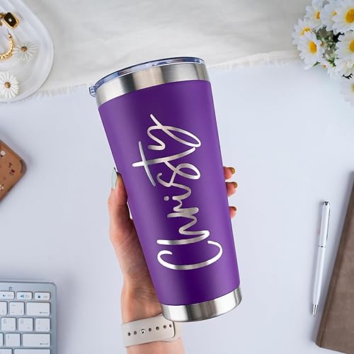 Miniatura 2 de Vasos personalizados actualizados, de acero inoxidable de 30 onzas, con tapa, 13 diseños, tazas personalizadas, taza de café aislada de doble pared