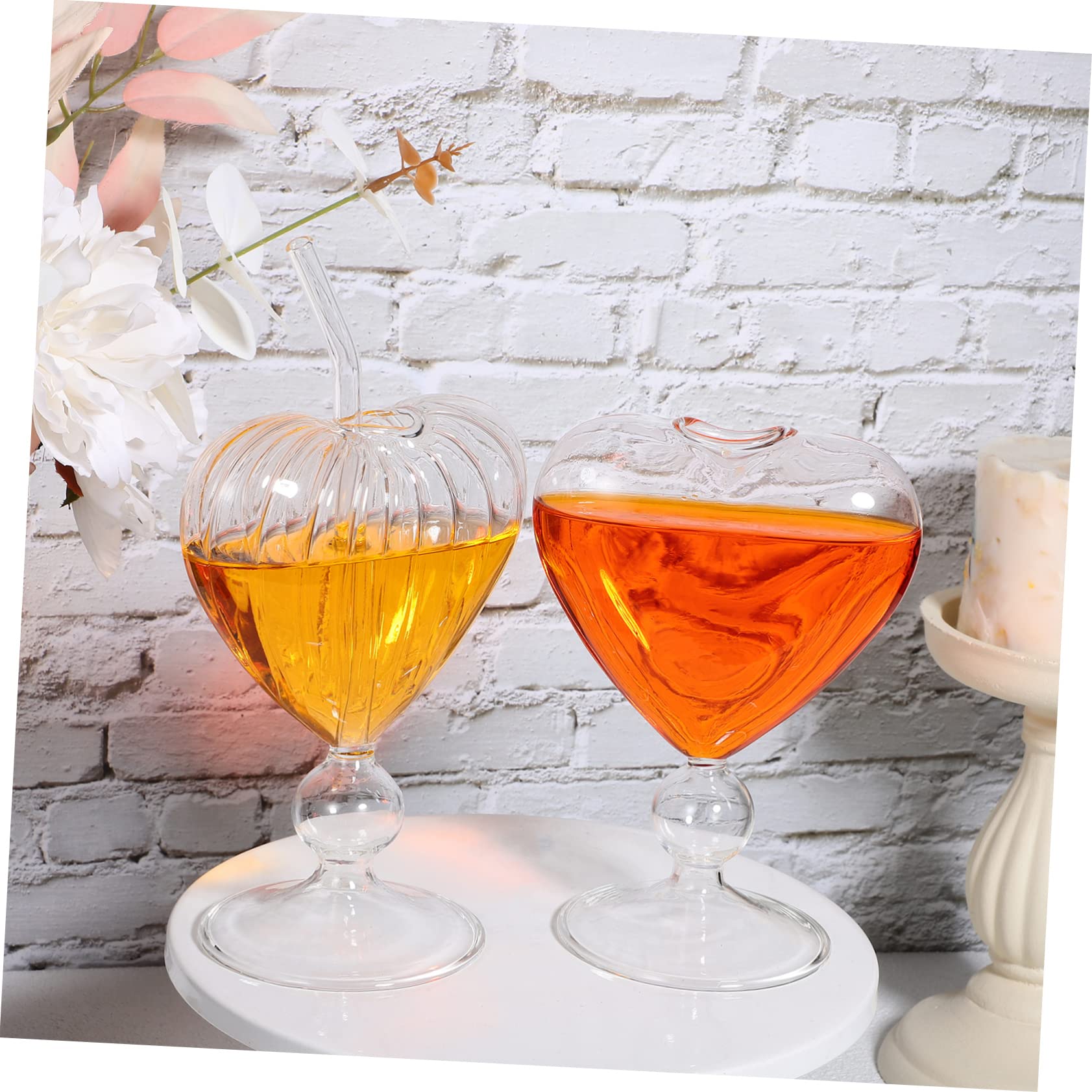 Amazon | FELTECHELECTR 2 個 大好きな グラス ドリンクグラス ハート