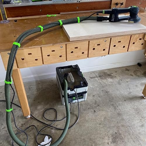 Miniatura 2 de Clips de manguera en espiral compatibles con mangueras Festool de 1.063 in, fabricados en Estados Unidos