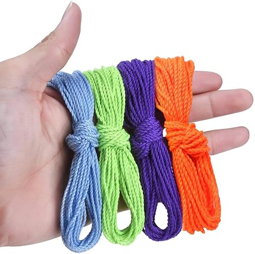 Miniatura 8 de Yoyo Strings - Juego de 25 cuerdas de repuesto YOYO, 2 rodamientos Yoyo que no responden + 2 ejes (0.47 pulgadas), cuerda de Yoyo de poliéster