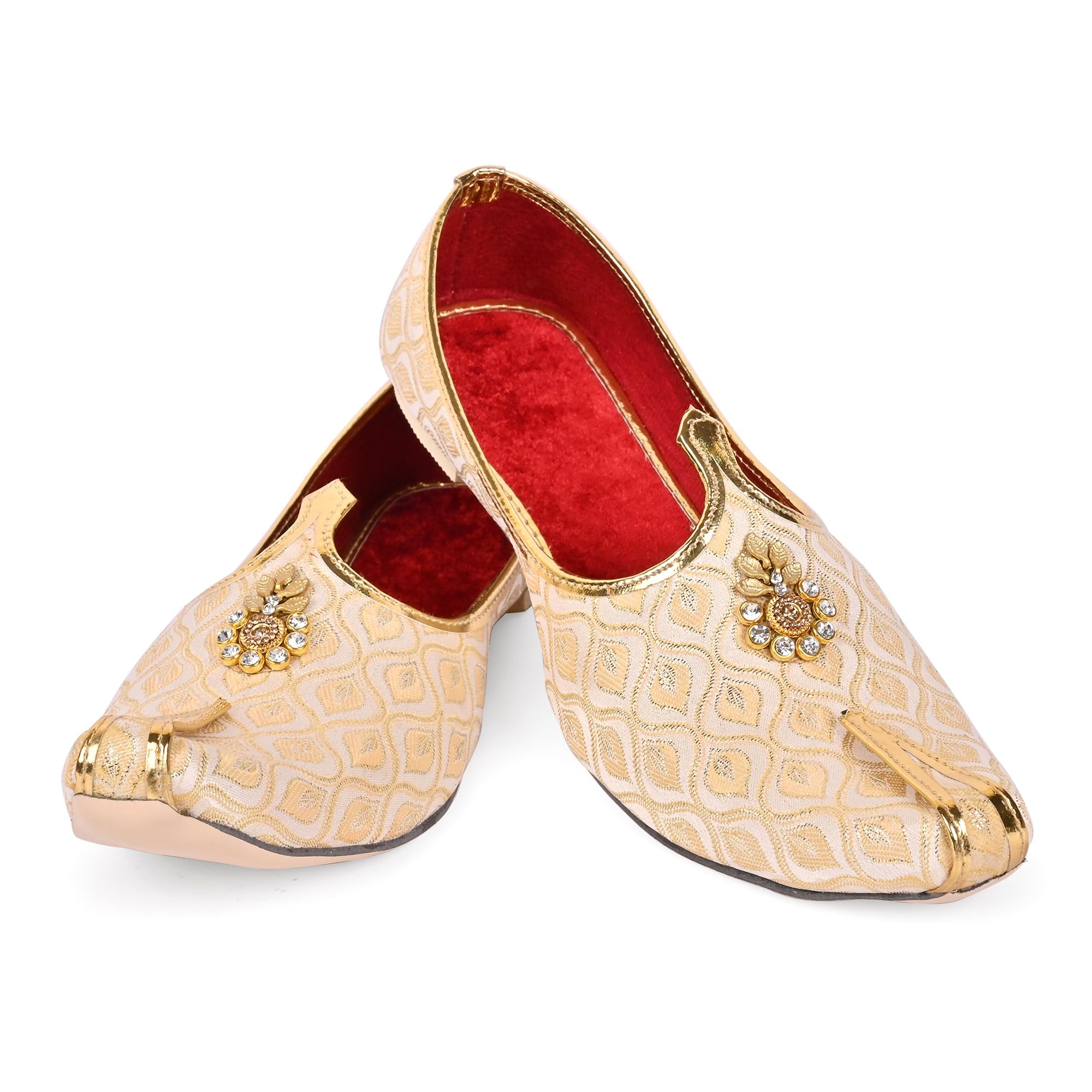 Royal Khwaab Mens Wedding Juttis/Punjabi Jutti & Sherwani Juti, Pure Traditional & Stylish Ethnic Mojaris/Wedding Shoes 100% Comfortable & Handcrafted RK-J6(B15)-8 (B0C2ZYBXX5) Amazon Price History, Amazon Price Tracker