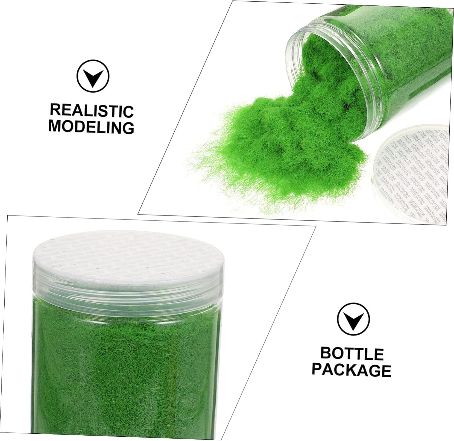 CORHAD Nylon Fake Moss Powder for DIY Landscaping Realistic Simulation Plant Decor for Gardens Rooms and Crafting Easy Maintenance Micro Landscape Decoration