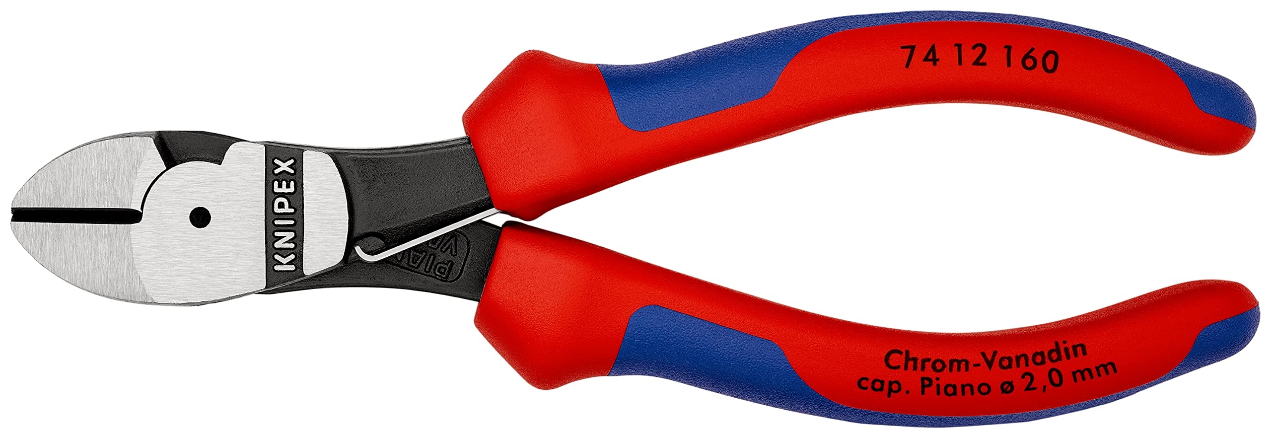 Amazon.co.jp: クニペックス KNIPEX 7412-160 バネ付強力型斜ニッパー
