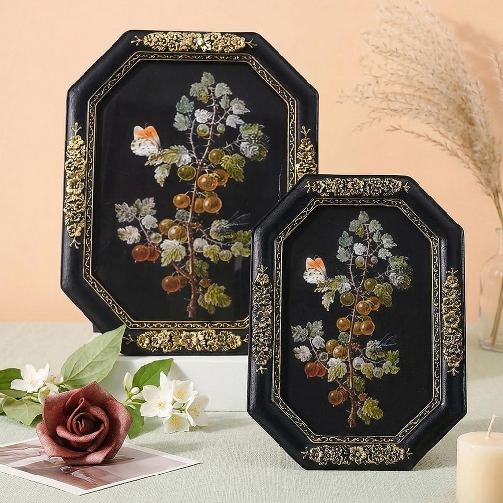 Retro Picture Frame Antique Ornate Photo Frame Decorative Photo Frame Home