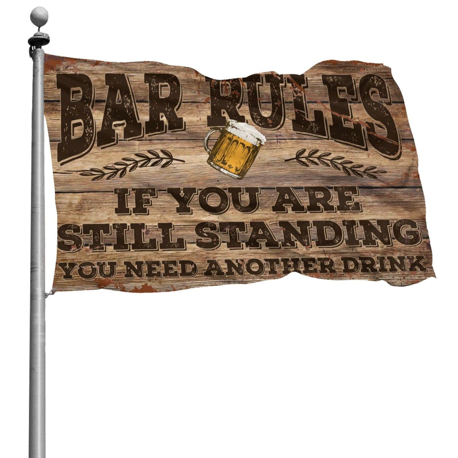 Drapeau avec règles de bar Abipuir pour maman 152x244 cm - 6