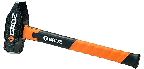 Miniatura 5 de Groz 36563 Martillo de herrero de 4 libras con mango de fibra de vidrio, 14 pulgadas