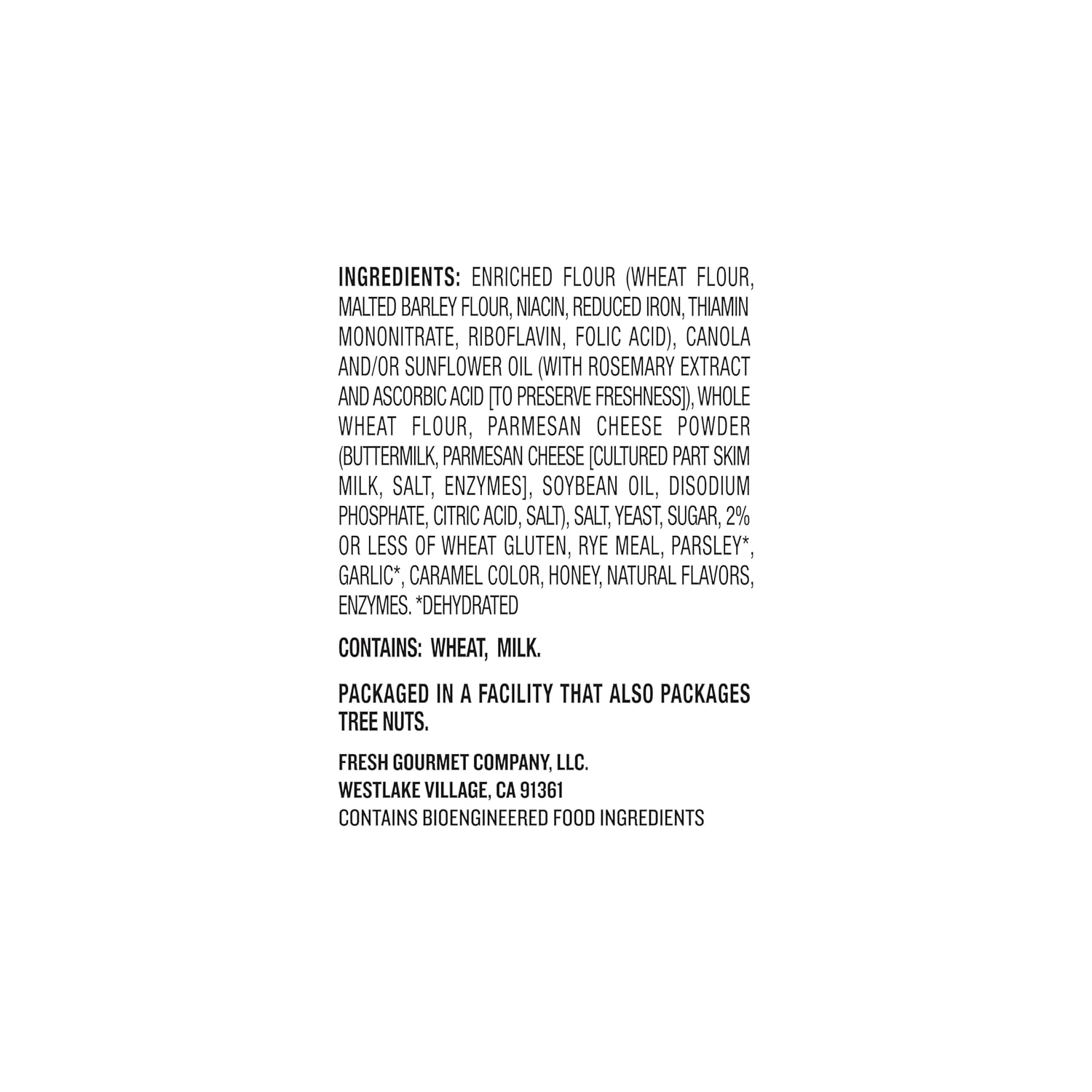 Fresh Gourmet Deli-Style Croutons | Parmesan Ceasar | 5 Ounce, Pack of 6 | Crunchy Salad Topper