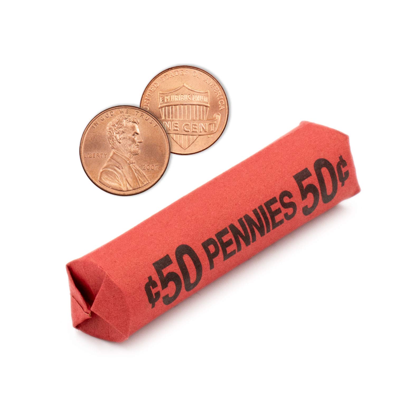 Amazon.com : Penny Flat Coin Wrappers, Solid Bundle of 1,000