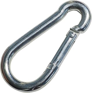 DAIDOHANT 10102038 Uniqlo Spring Hook (Spring Loaded), 8 x 80, (A) 81.5 x (B) 39 x (C) 11 mm [Iron] (1 Piece)