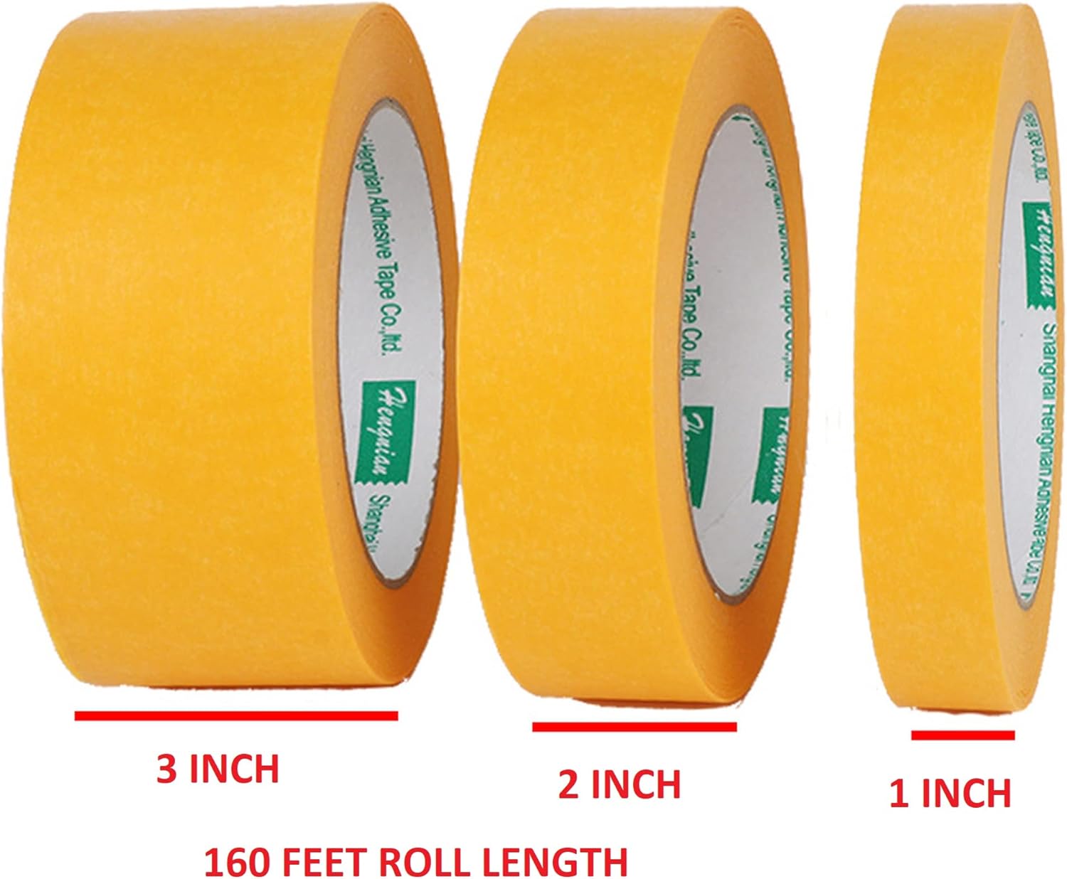 Multi Surface Adhesive 7 Day Orange Painters Tape 160 Ft Rolls - Size/Quantity Choices