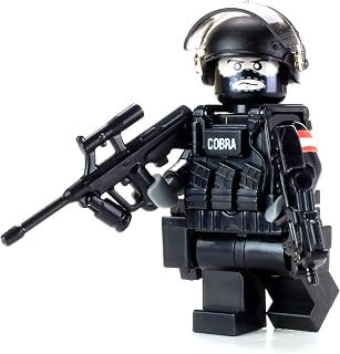Collectible EKO Cobra Austrian Police Tactical Officer - Battle Brick Custom Minifigure