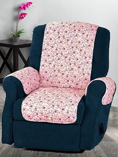 Miniatura 2 de Comfort Finds Funda acolchada para silla, funda acolchada para sofá, funda protectora para muebles de sofá, elegante funda de sofá (flores rosas,