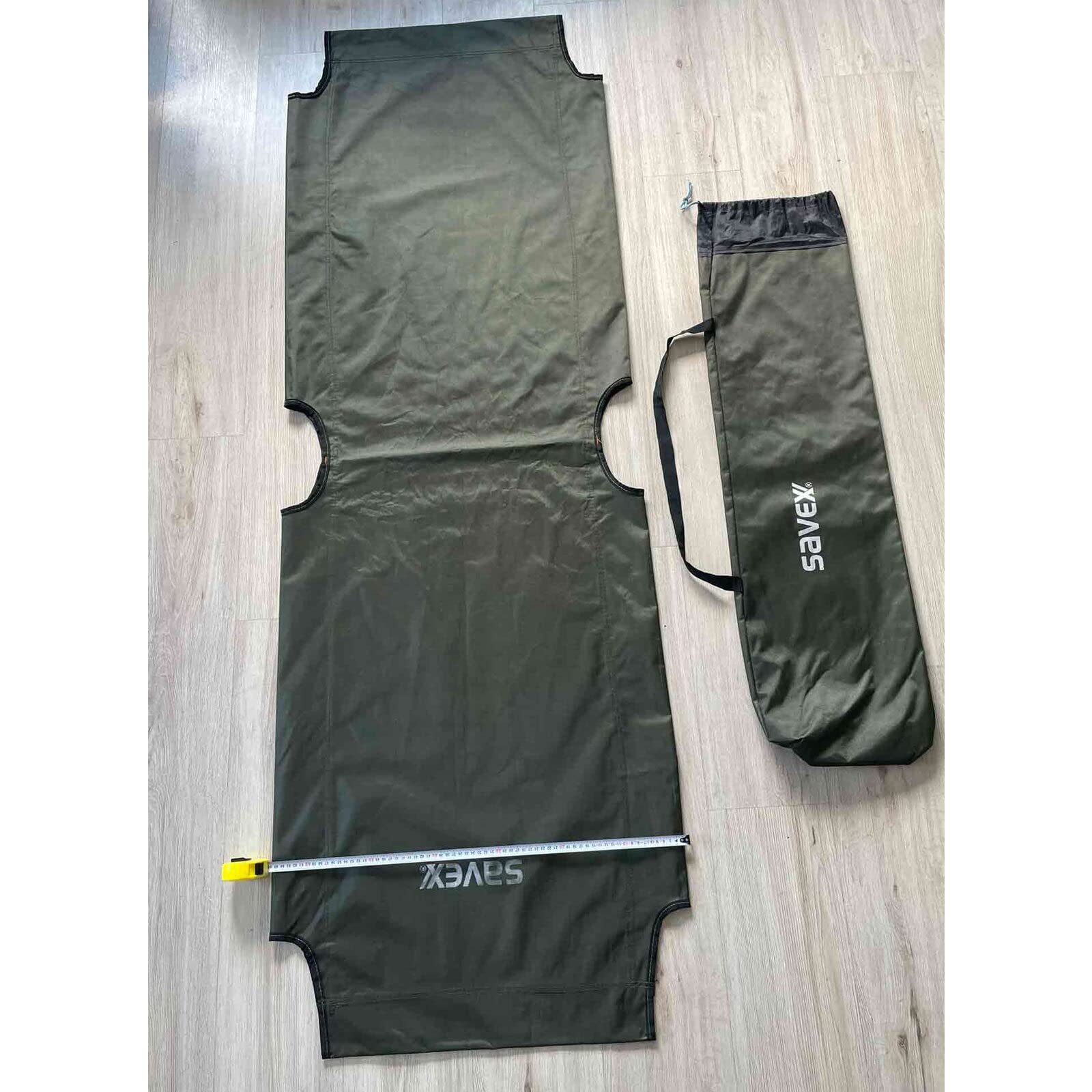 Łóżko polowe, 65 x 190 cm, aluminiowe, z torbą, polową leżanką, łóżko dla gości, łóżko kempingowe, składane łóżko aluminiowe, leżak do namiotu