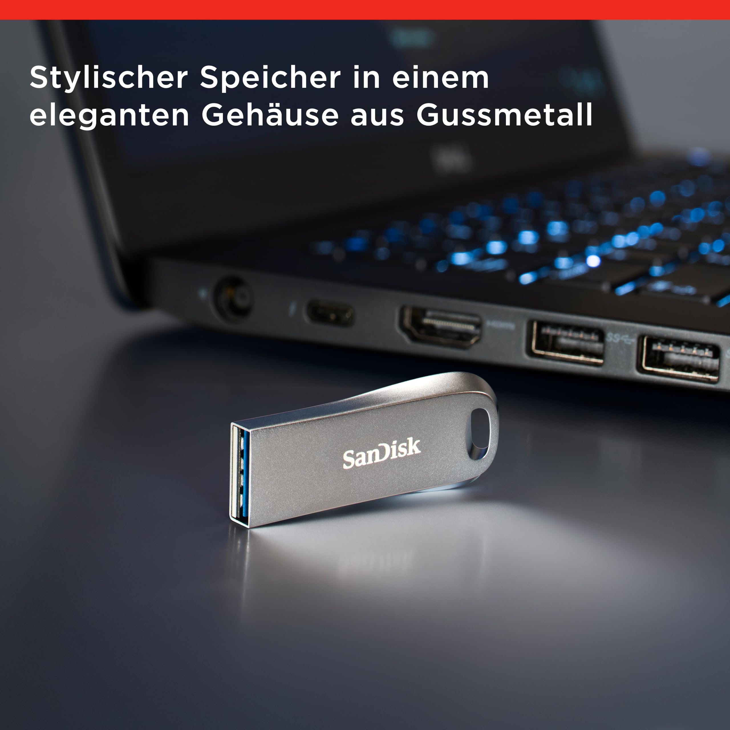SANDISK 256 GB Ultra Luxe, USB-A Laufwerk, bis zu 400 MB/s Lesen - Image 2