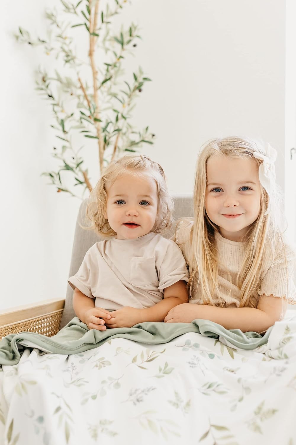 Haven Three-Layer Baby Quilt: Soft Quilts for Boys and Girls | Breathable, Cozy, Toddler Blanket | Newborn Quilt | 46x46 Premium Polyester/Rayon