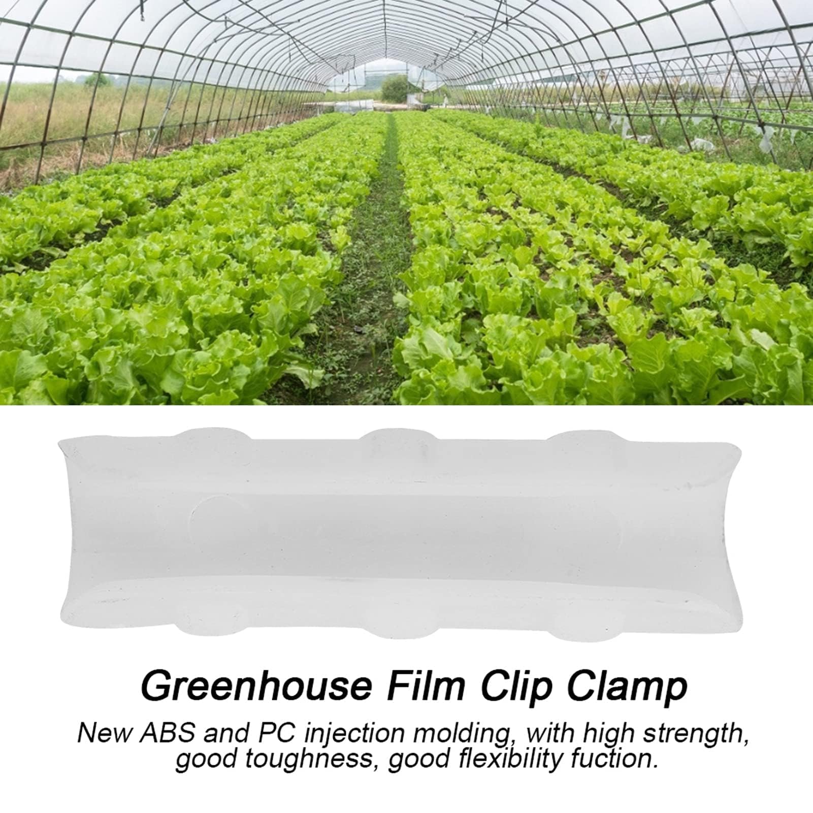 100 pz Serra Film Clip Giardino Edifici Tubo Clip Serra Telaio Tubo Tubo Clip Morsetto Connettore Kit