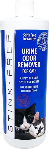 Stink Free Eliminador y eliminador de olores de orina al instante para orina de gato, neutralizador de orina de gato, solución limpiadora de orina a