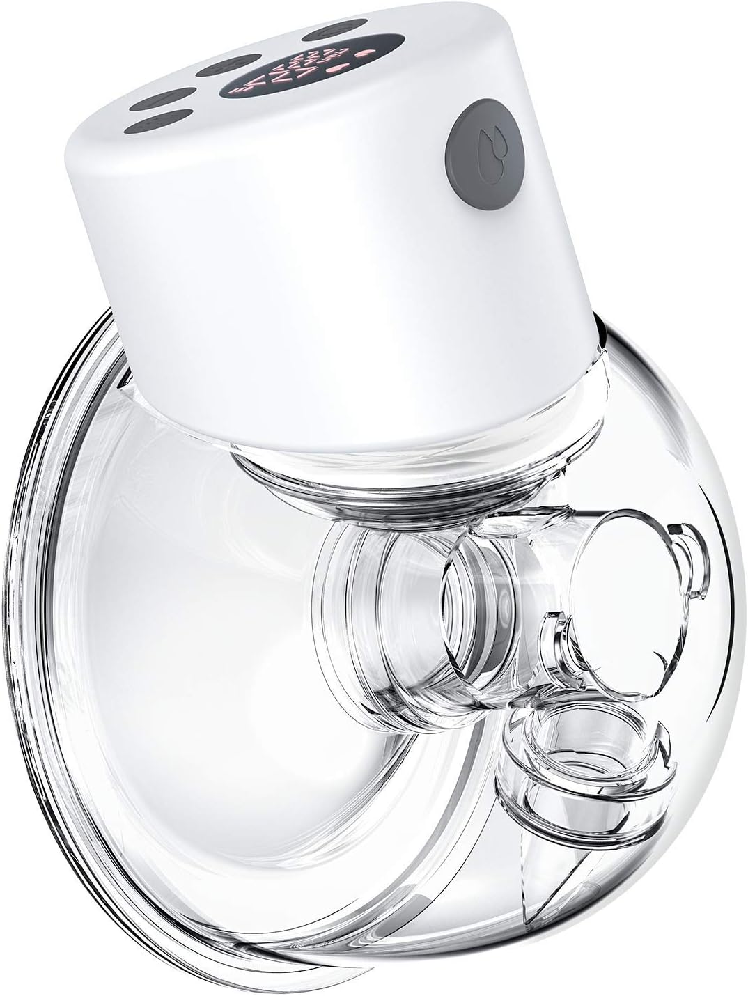 FEISIKE Wearable Electric Breast Pump Version 2021,Hands-Free Breastpump with LCD Display,Wireless Portable Breastfeeding Pump Battery Powered,2 Modes & 9 Levels Adjustment,24mm Flange