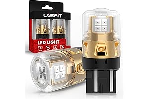 LASFIT L2 7440 7443 LED Bulbs: Illuminate Your Vehicle with Red Radiance