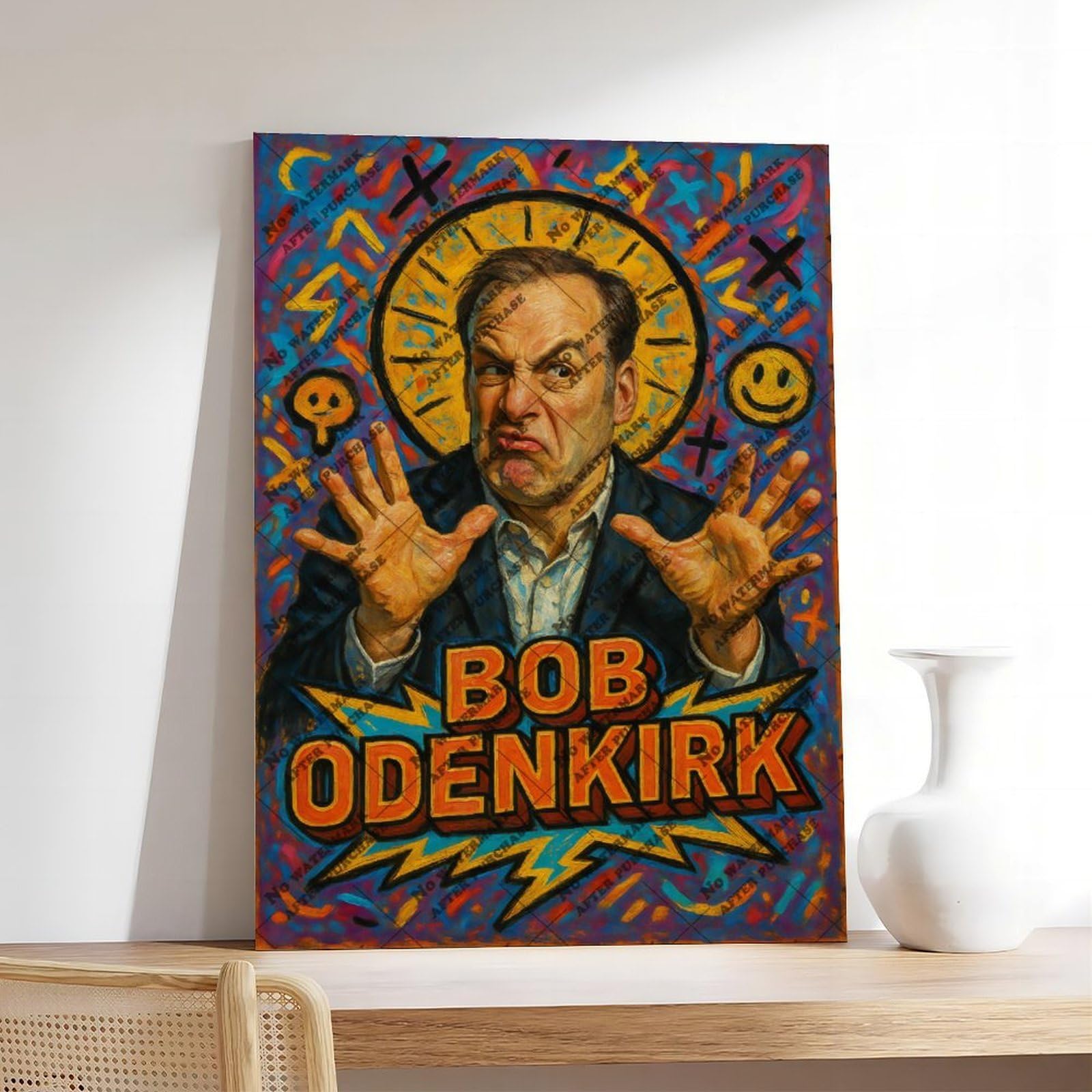 ZYGNBHL Poster della commedia dell'attore Bob_Odenkirk, decorazione per soggiorno, 30 x 45 cm