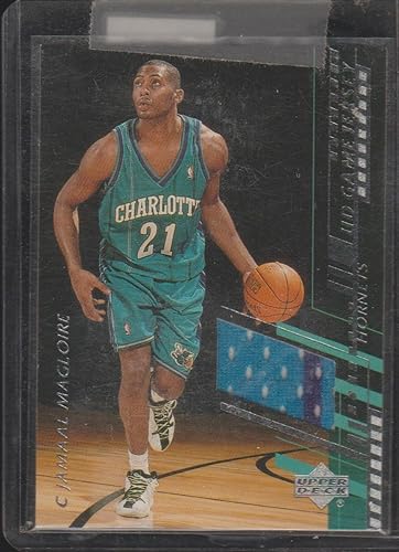2001 Upper Deck Jamaal Magloire Hornets Rookie Game Used Jersey Basketball Card #JM-H