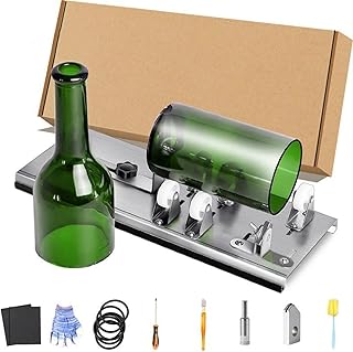 Glass Cutter Kit Glass Cutting Tool Set Breaking Bottles for DIY Crafts ...
