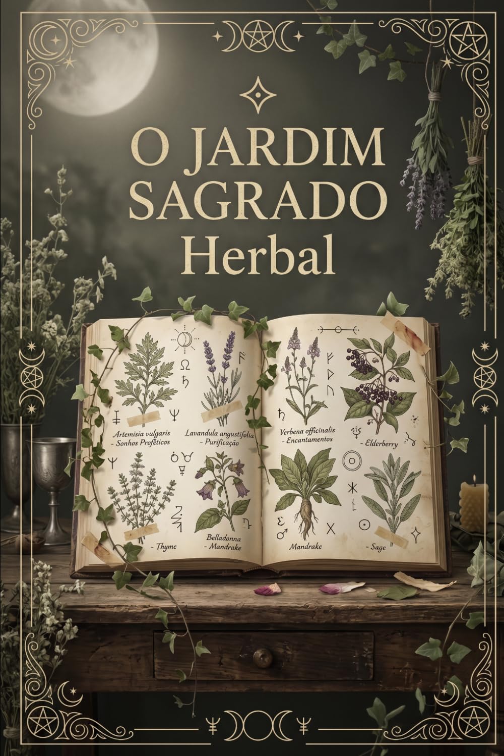 O JARDIM SAGRADO: Herbalismo Wiccano e a Magia das Plantas