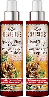 Scentsicles, Scent Mister, Spiced Pine Cones - 2 Pack of Spray Bottles (4 Oz Each)