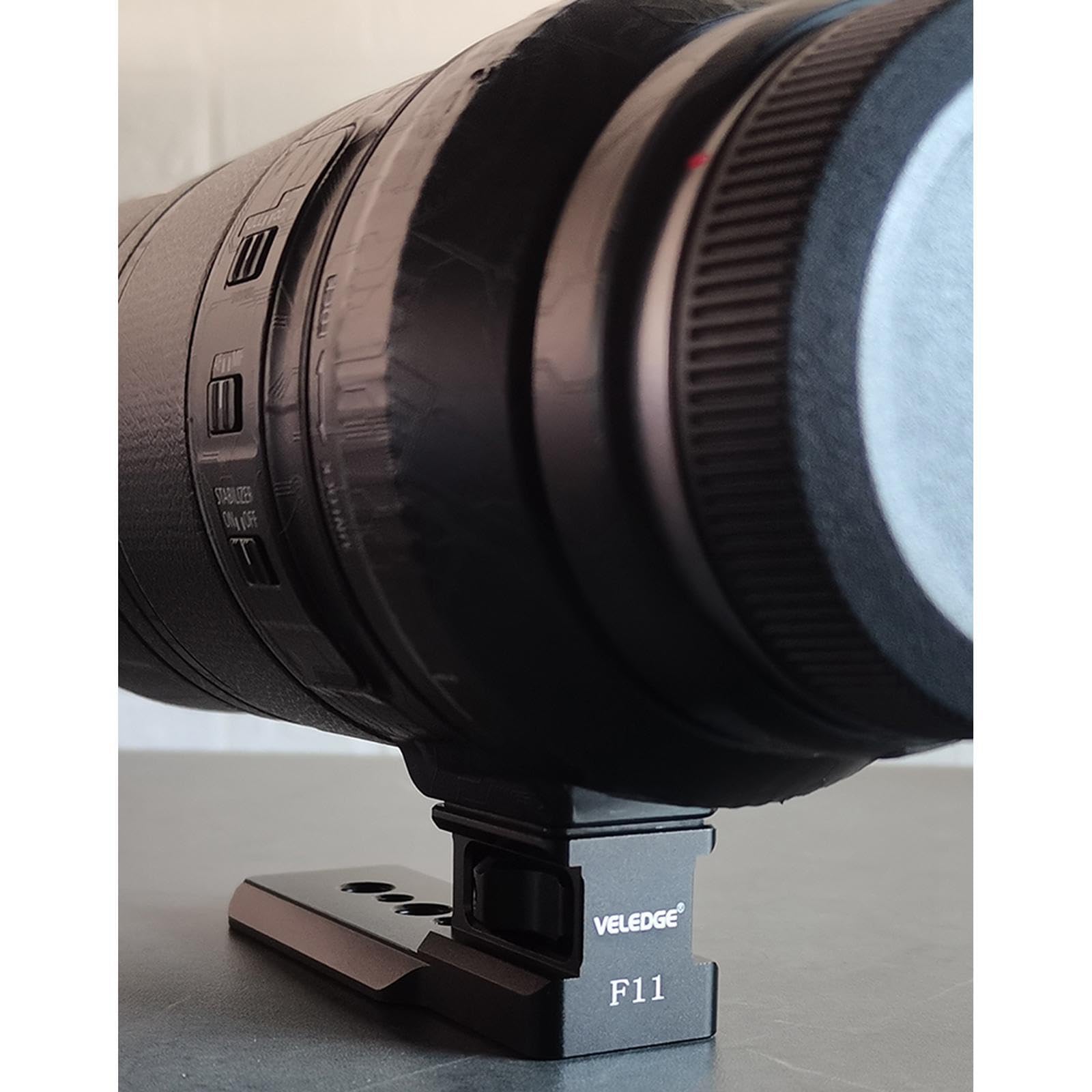 Objektivfuß Zubehör, Objektivstütze, Ersatz für RF 800mm F11, mit passenden Schraubenlöchern und professioneller Fertigung. Halterung aus Aluminiumlegierung.
