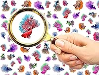 Vista 5 de Pegatinas para uñas (5 hojas) FLONZNAIL Lindos loros pequeños pájaros Vintage acuarela ilustración