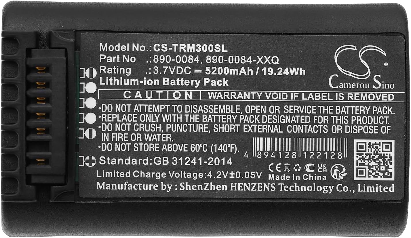 Replacement Battery for Trimble ECL-FYN2HED-00, Nomad 900XE, TS635, TS635 Total Station, TS662, TS662 Total Stations, TS862, TS862 Total Station 5200mAh
