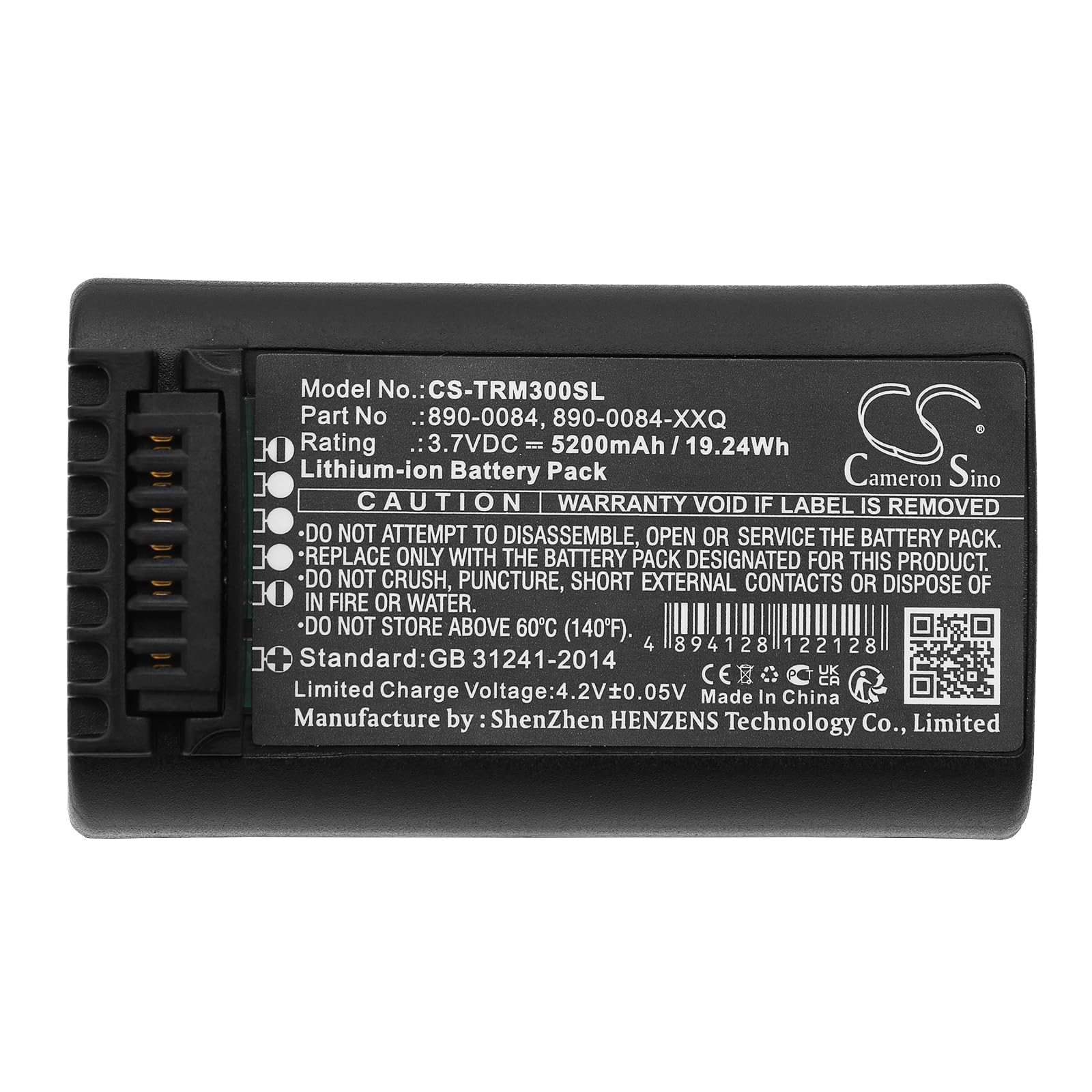 TECHTEK Batteria 5200mAh compatibile con [Trimble] ECL-FYN2HED-00, ECL-FYN2JAF-00, ECL-FYP2HED-00, EEL-FYN2HED-00, EEL-FYN2JAF-00, EGL-FYN2GEB-00, EGL-FYN2HED-00, EGL-FYN2JAF.00, EGL-FYP2GEB-00, FBA