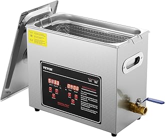 VEVOR 6L Ultrasonic Cleaner with Digital Timer & Heater, Professional Industrial Cleaner for Glasses Watch Rings Small Parts Circuit Board