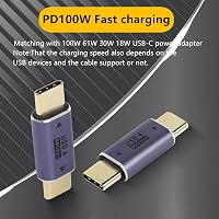 GELRHONR USB-C adapter 40Gbps USB4.0 Thunderbolt 4/3 100W töltés 8K videó 2db 3