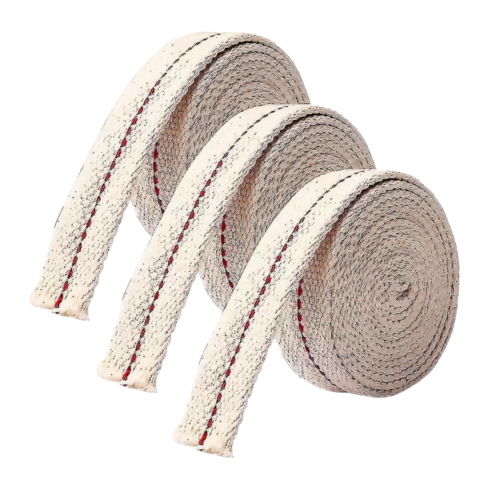 3 Roll High Cotton Lamp Wicks Braided Cotton Flat Oil Lamp Wicks for Oil Lamps and Oils Burners Braided Wick