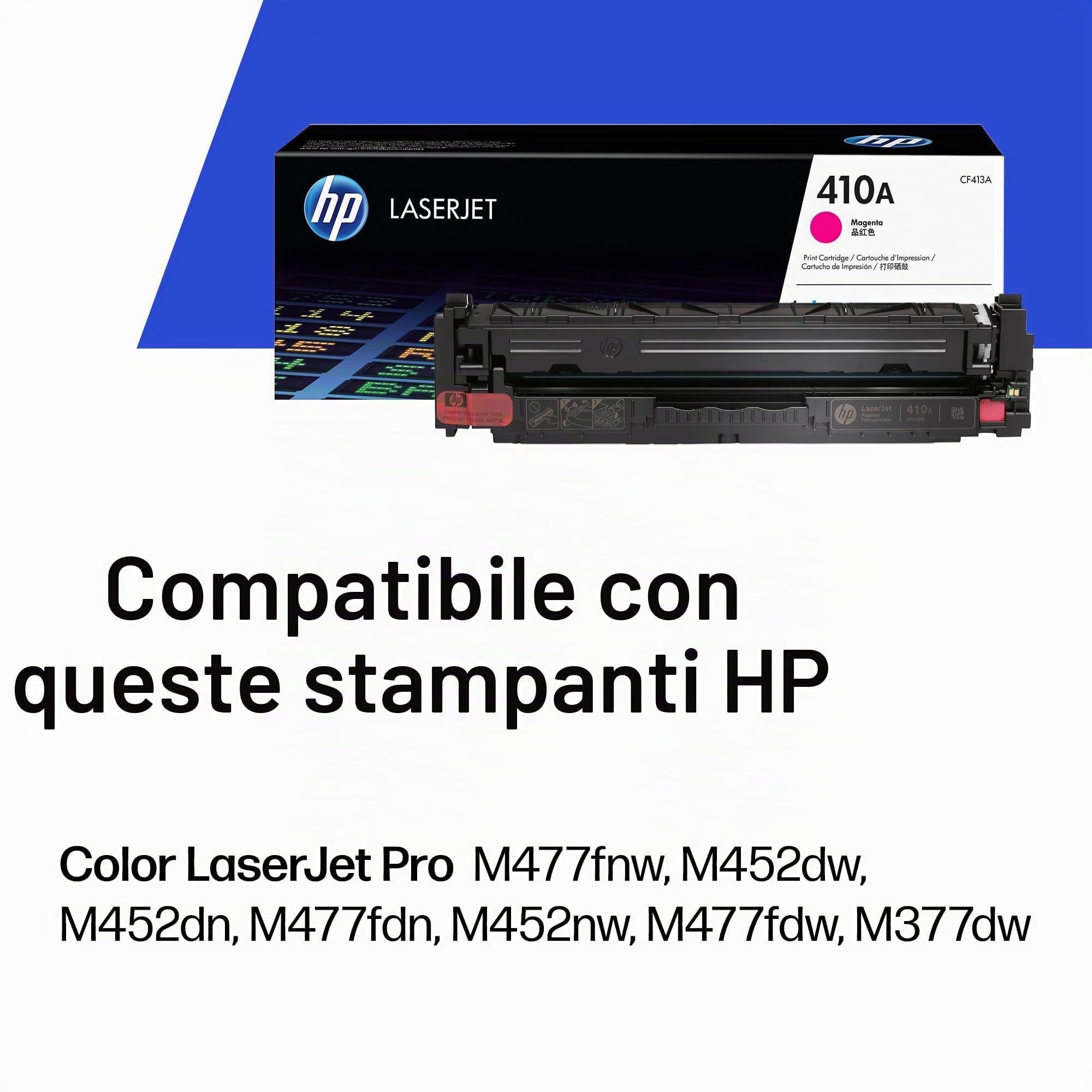 HP 410A Magenta LaserJet Toner Cartridge