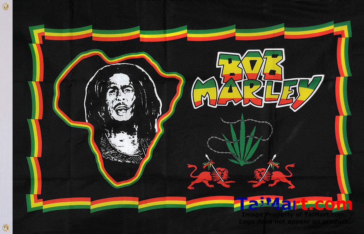 Amazon.co.jp: [ Bob Marley ] Africa Flag ボブ・マーリー アフリカ