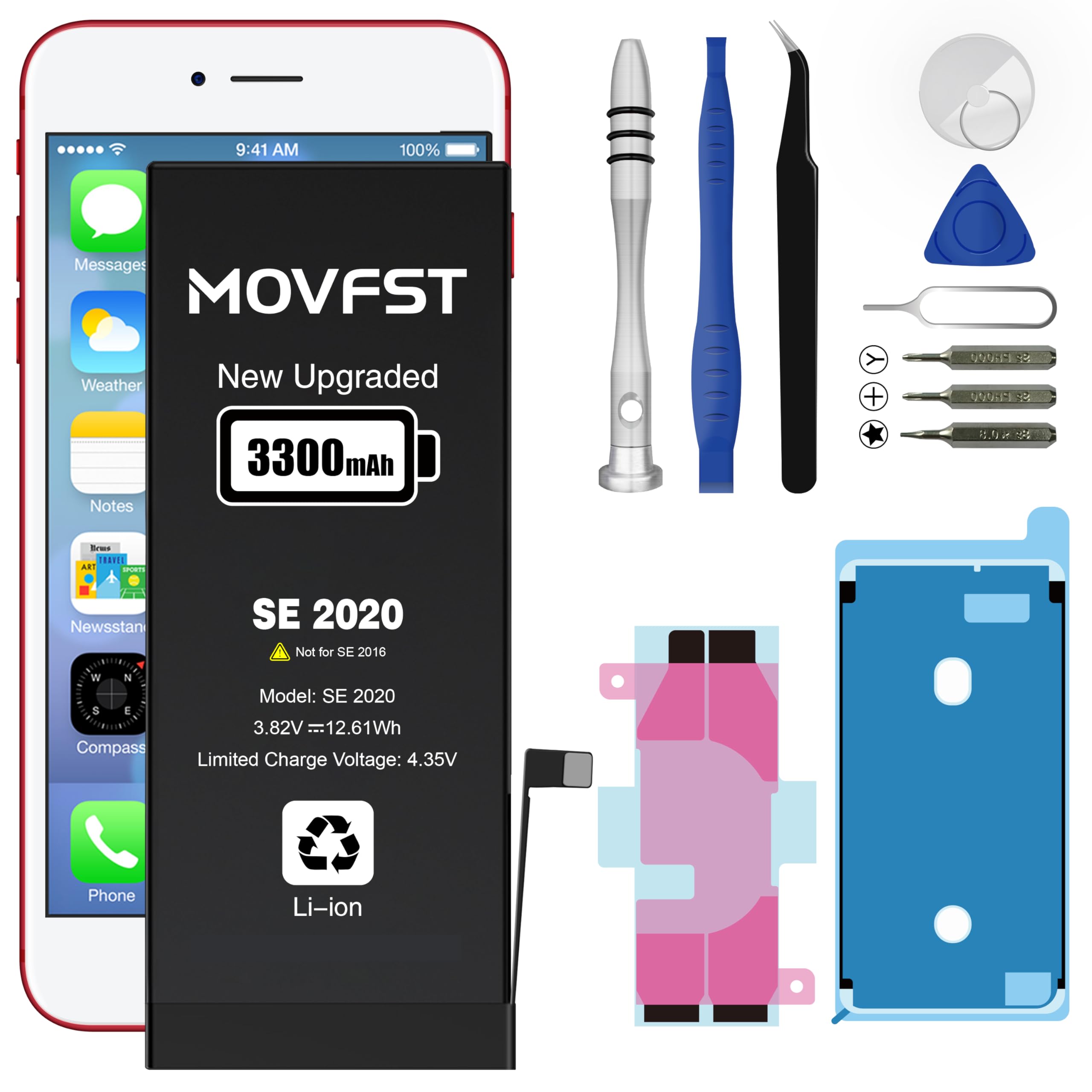 Amazon.com: MOVFST Replacement Battery for iPhone SE 2020 2nd Gen