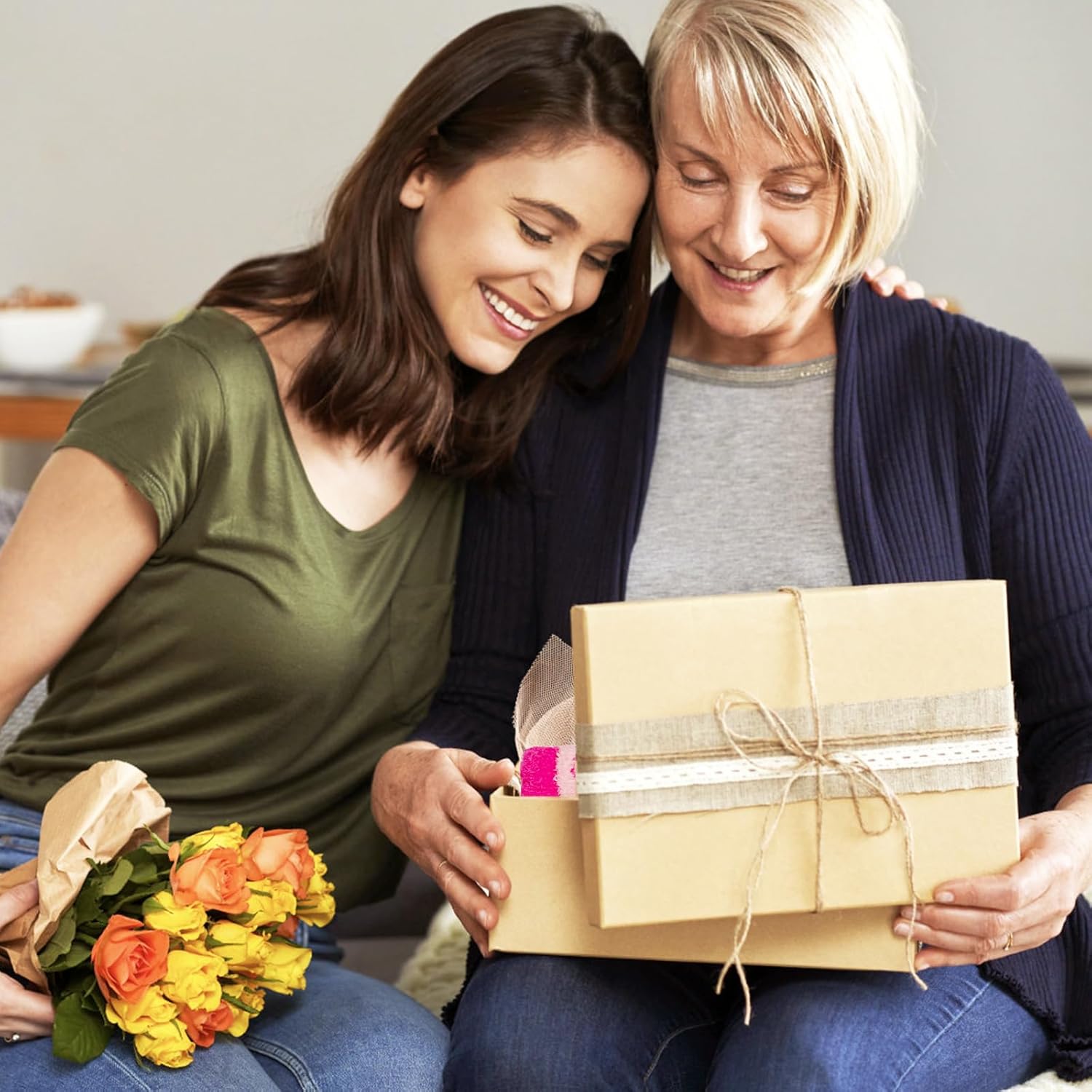 6 Pairs Fuzzy Socks for Women, Valentines Day Gifts for Her, Warm Cozy Fluffy Slipper Socks, Soft Thick Winter Home Sleeping Socks - Image 3