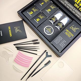 Kit de levantamiento de pestañas para cejas y...
